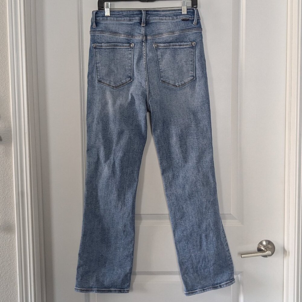 Risen Jeans Women's 30 Freckled Poppy Trophy Wife Hi Rise Ankle Slim Straight 11 - Picture 3 of 16